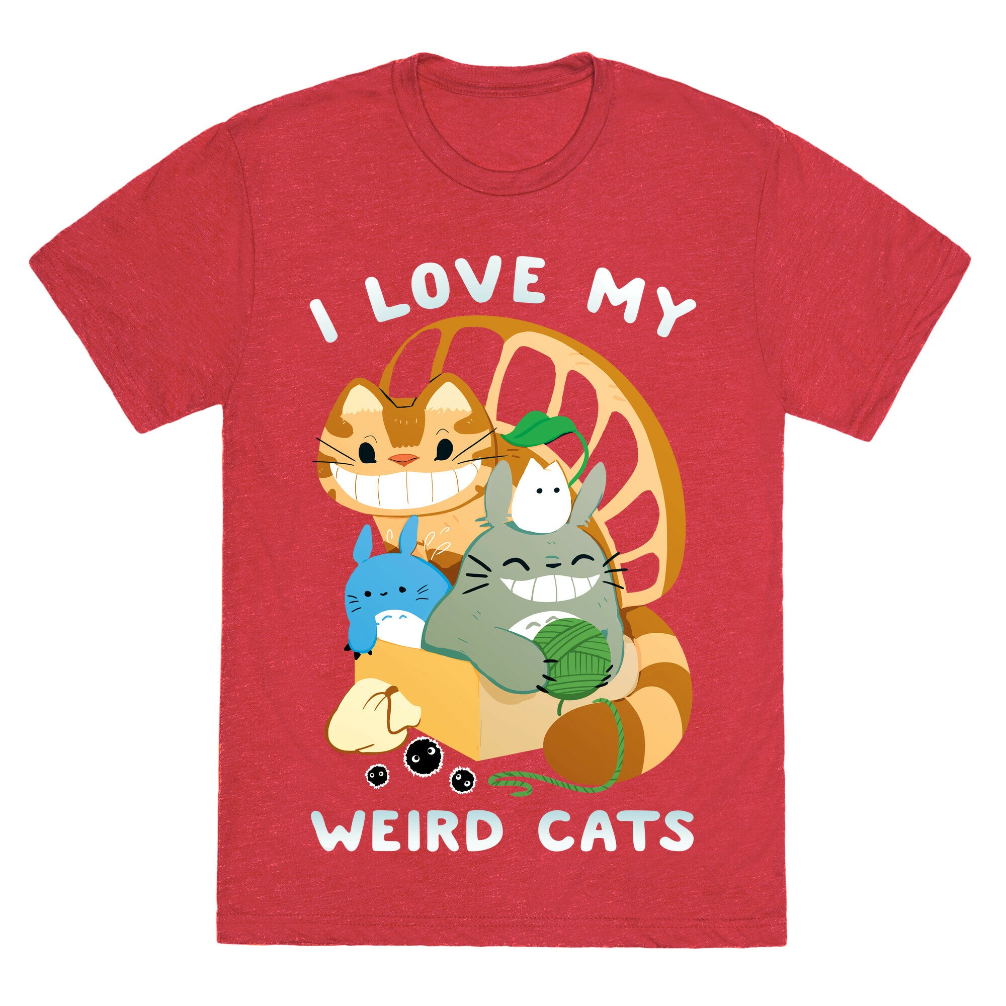 I love my weird cats Unisex Triblend Tee